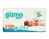 Gizmo (Гизмо) подгузники детские размер 2 (3-6кг), 38 шт, 